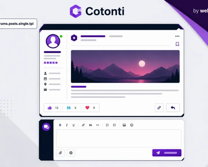Плагин шаблона одиночного поста форума Cotonti - single-post-2.webp