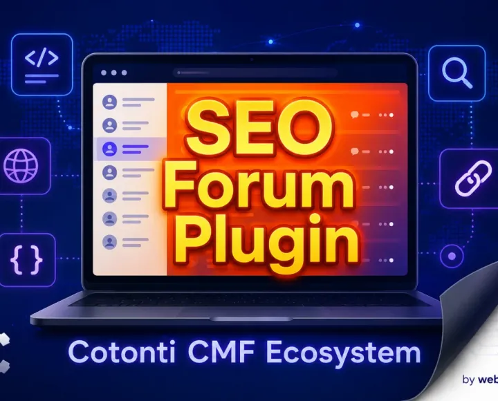 SEO Forum Plugin for the Forums Module of Cotonti by webitproff - SEO Forum Plugin for the Forums Module of Cotonti by webitproff.webp