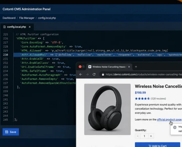CKEditor + HTML Purifier + Cotonti CMF - HTML Purifier Cotonti by webitproff.webp