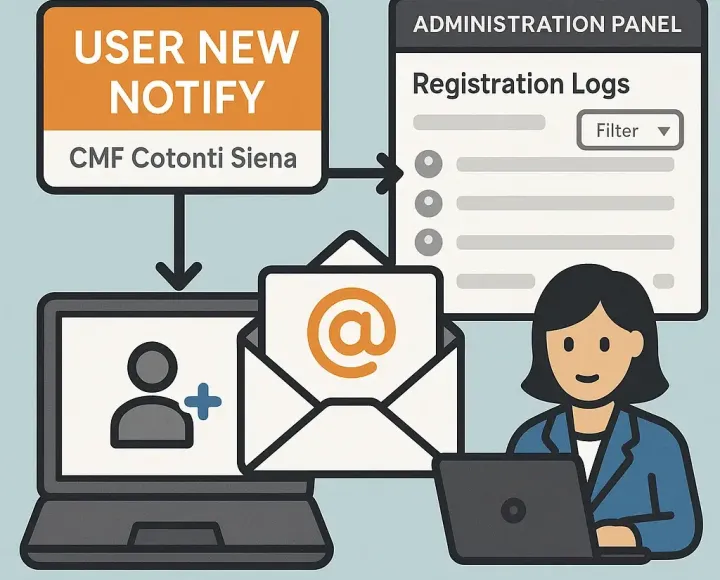 Плагин UserNewNotify v2.2.8 для CMF Cotonti Расширение уведомляет администратора о регистрации новых пользователей на сайте через системную электронную почту. Подробная статистика регистраций с фильтром. - usernewnotify-cotonti_2025-1.webp