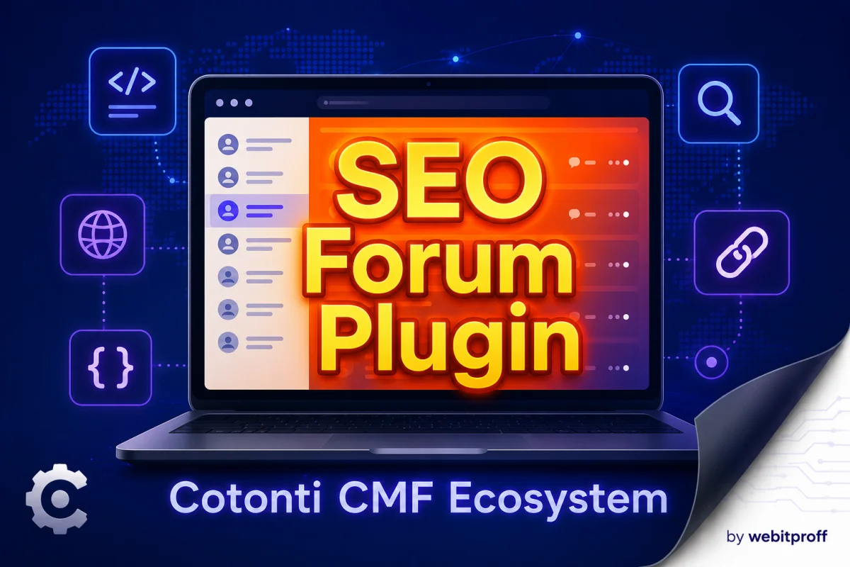 Плагин SEO + Микроразметка для Forum для Cotonti