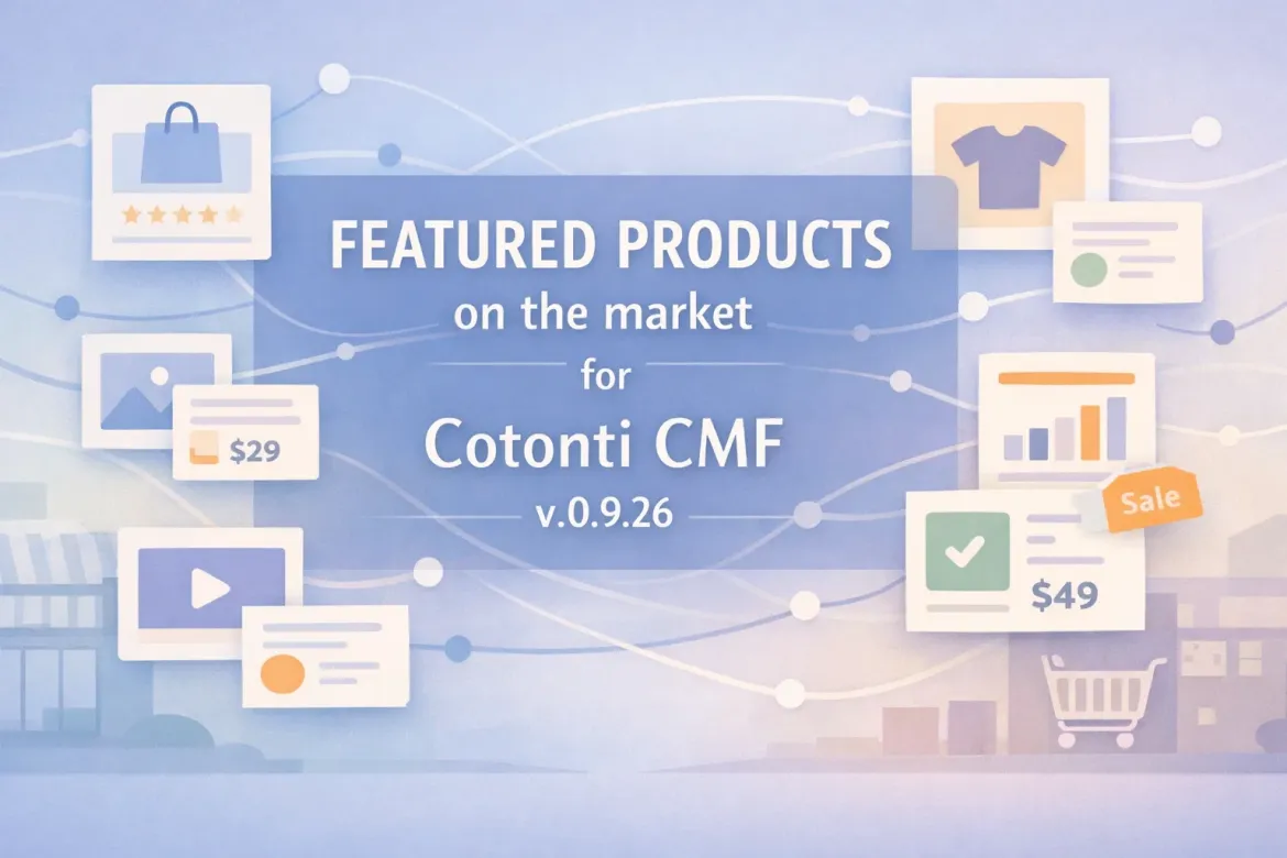 Плагин Featured Products in Market (Рекомендуемые товары)