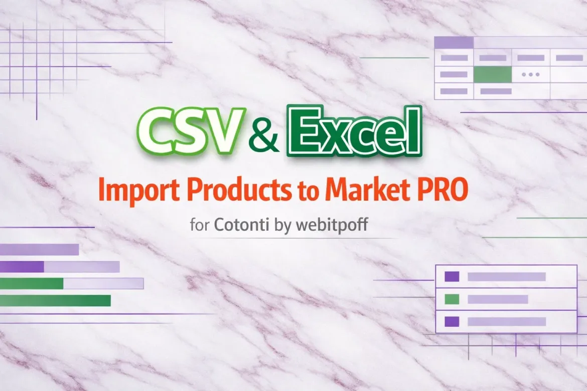 Market Products Import CSV/Excel - плагин для Cotonti