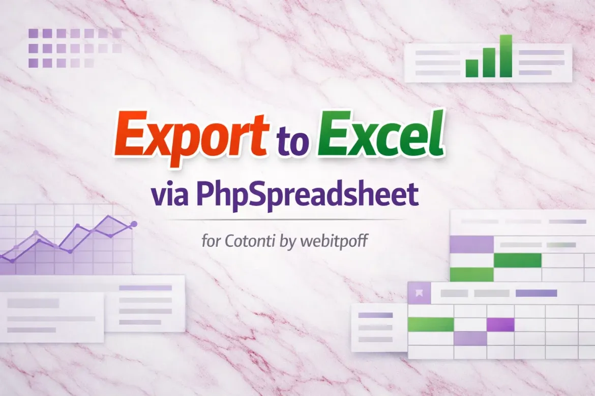 Плагин Excel Export для Cotonti CMF - excel-export-cotonti-webitproff-main.webp