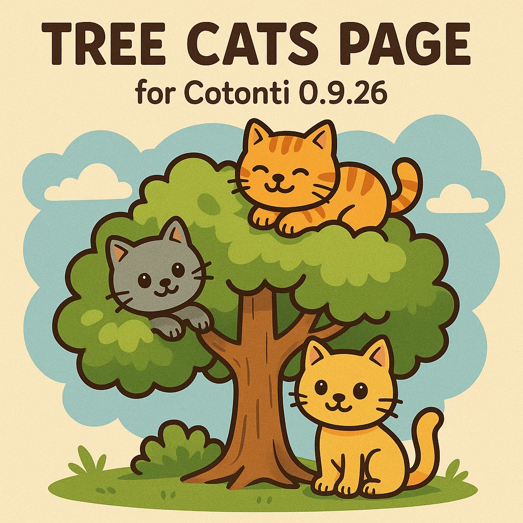 Плагин treecatspage обеспечивает вызов и отображение структуры категорий модуля page в виде дерева, с любого места на сайте. - treecatspage_0_cotonti.webp