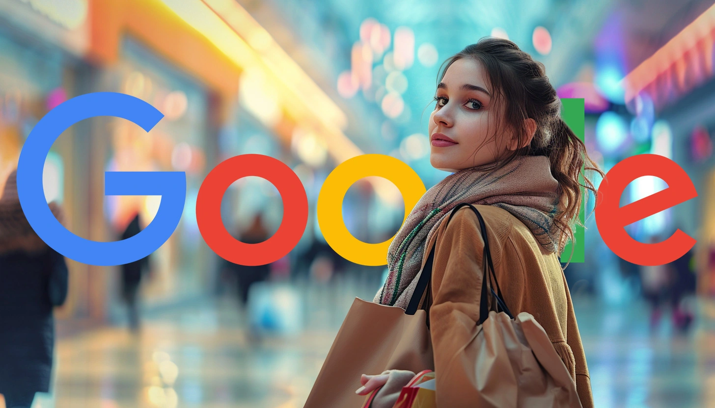 Google сейчас тестирует новый формат миниатюр с несколькими изображениями - woman-google-logo-2024.webp