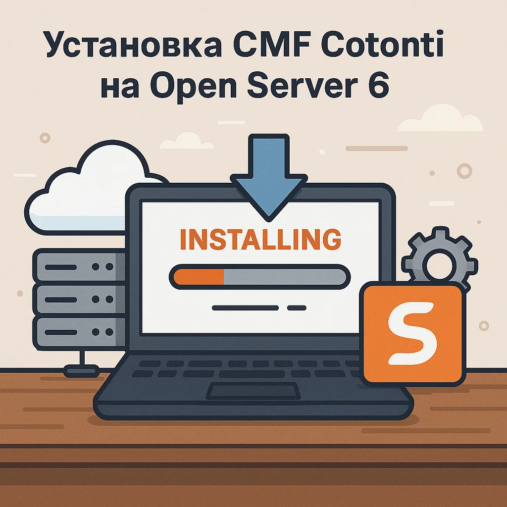 инструкция по установке Open Server 6 (2025) - open-server-6-cmf-cotonti-2025.webp