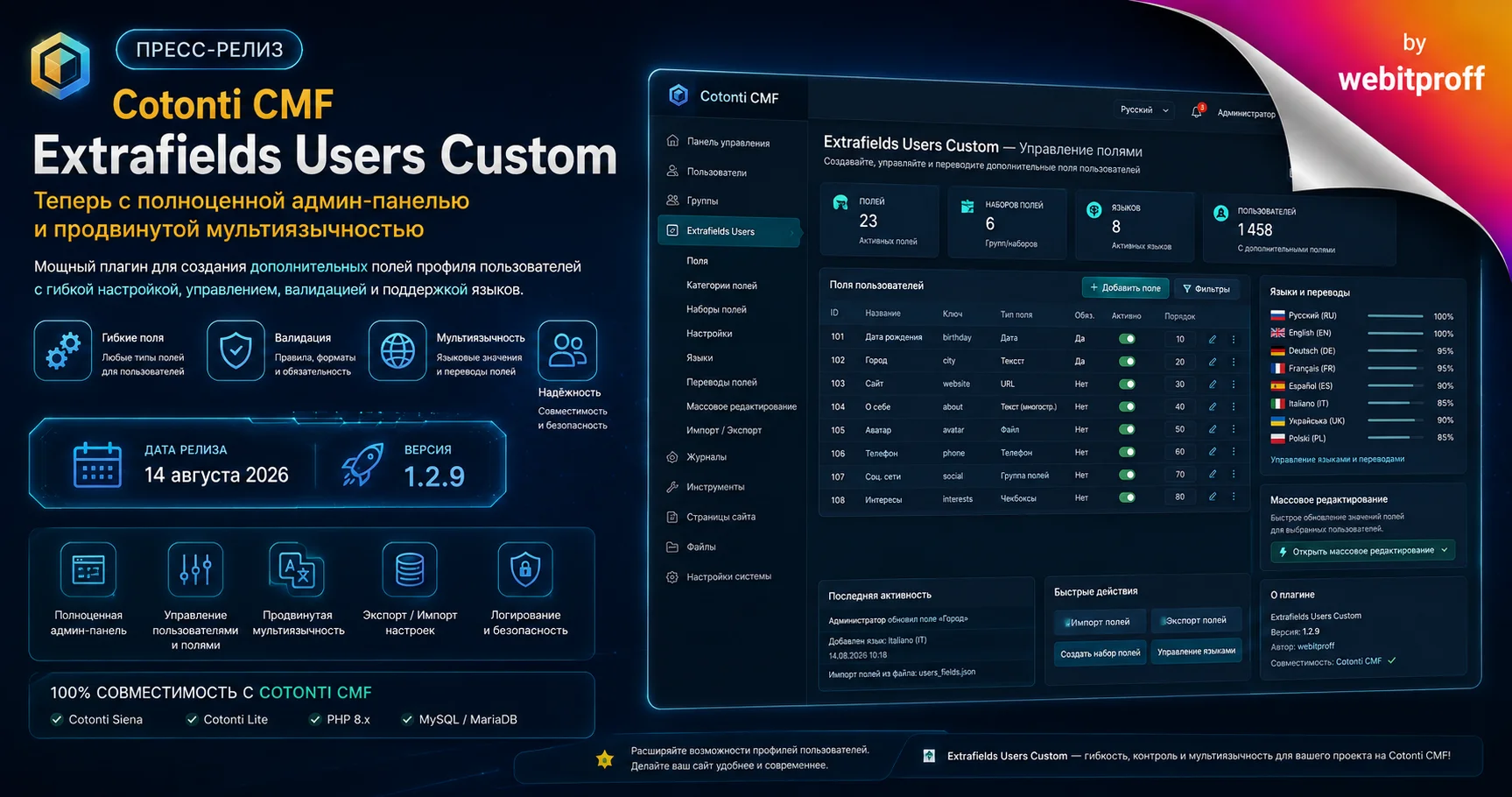 «Extrafields Users Custom» — теперь с полноценной админ-панелью и продвинутой мультиязычностью - extrafields-users-custom.webp